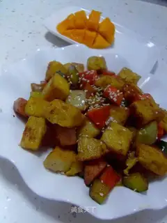 stir-fried buns