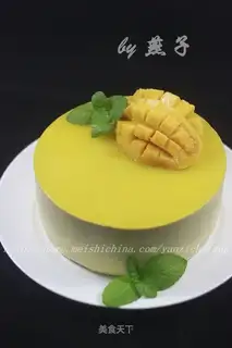 mango mousse cake