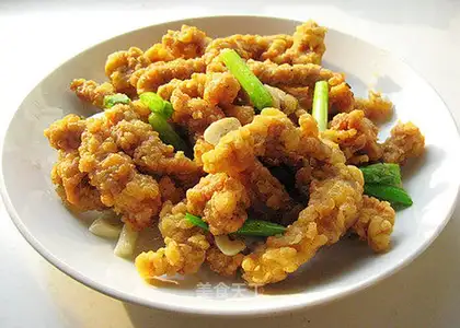 Salt and pepper pork strips