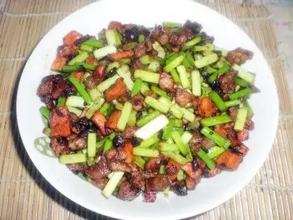 Black bean garlic sprouts