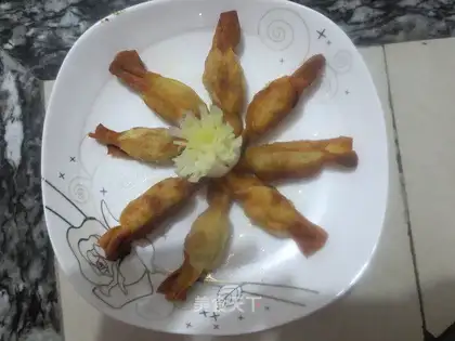 Scallion fragrant fish candy