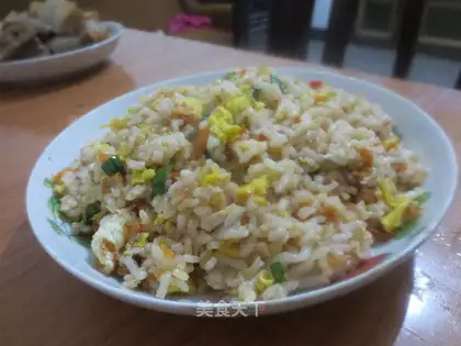 Tomato and egg fried rice