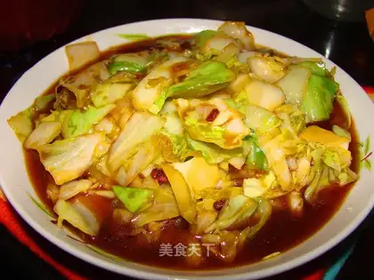 cabbage in oyster sauce