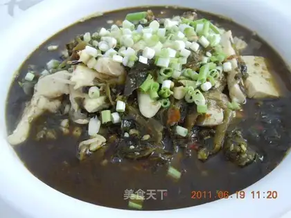 fish with Chinese sauerkraut