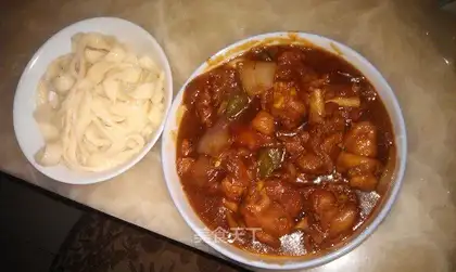 saute spicy chicken