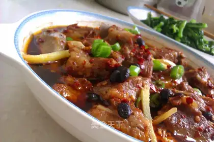 Ribs with black bean sauce