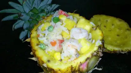 Pineapple seafood rice