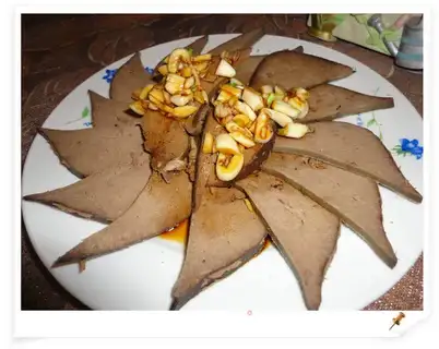 Salted pork liver