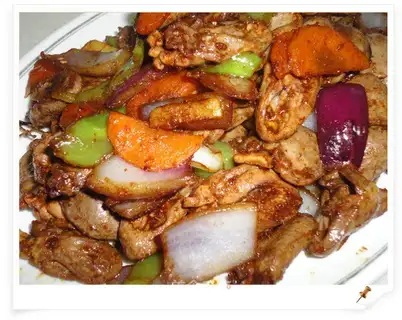 Cumin chicken heart
