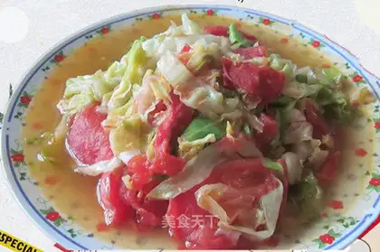 Tomato and cabbage