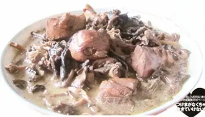 chicken stewed mushrooms