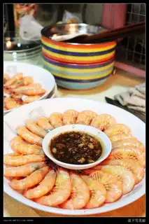 Boiled wild shrimp