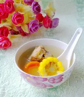 Corn ribs soup
