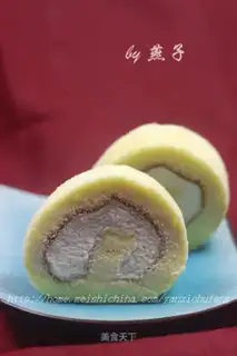 Mascapone cake roll