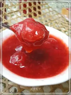 Homemade strawberry jam