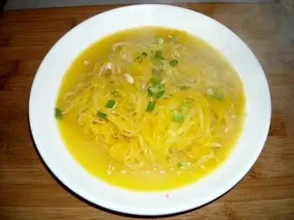 Boiled shredded papaya