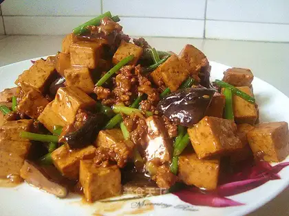 Minced pork and tofu