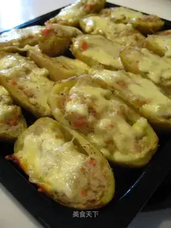 baked mashed potatoes with cheese