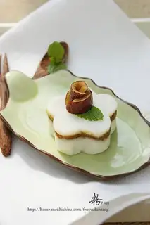 Date paste yam cake