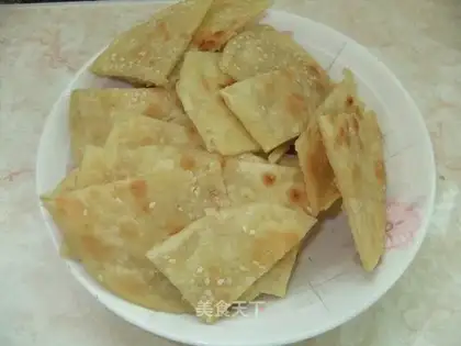 Corn flour sesame cake