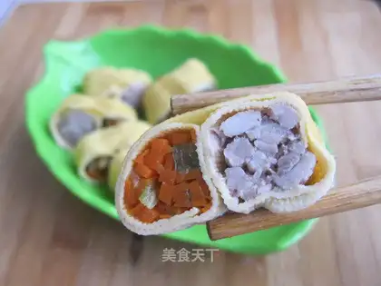 Mandarin duck tofu roll