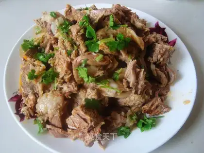 Home-cooked mutton
