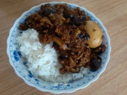 braised pork rice
