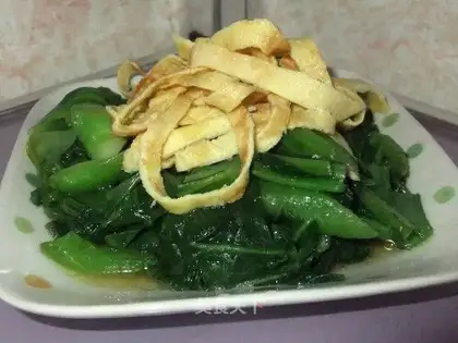 Shredded mustard egg