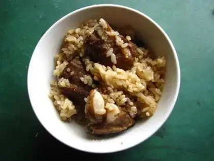 ribs-rice