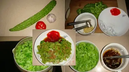 Cold balsam pear