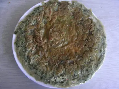 Chinese toon sprout egg cake