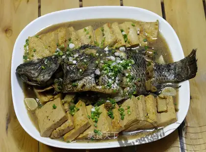 Braised tofu fish