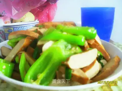 Spicy stir-fried tofu