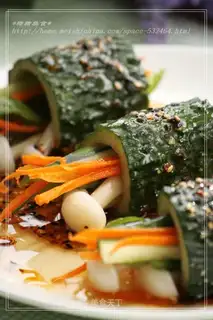 Crispy cucumber roll