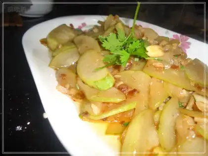 stir-fried gourd and melons
