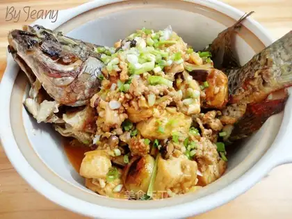 Tilapia and tofu casserole