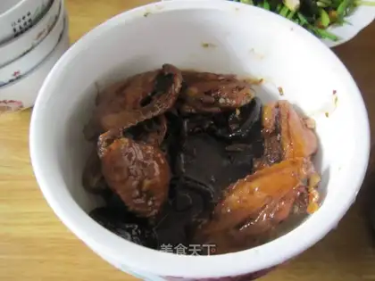 Braised fin with mushroom and beer