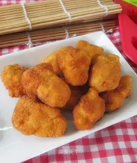 Crispy Chicken Rice Flower
