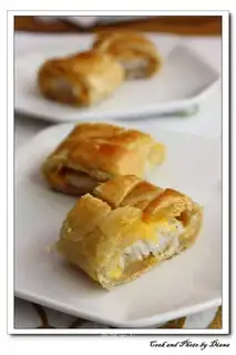 Crispy cheese cod roll