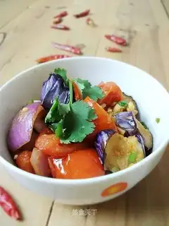 Double eggplant stewed