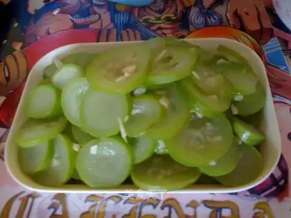stir-fried gourd and melons