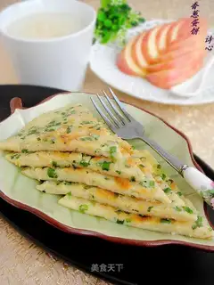 chive egg cake