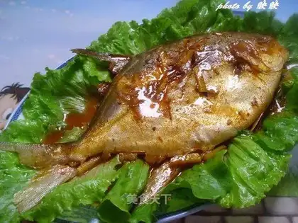 Roasted Pomfret in New Orleans