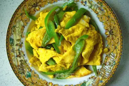 Green pepper egg