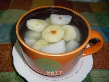 Canned water chestnut yam