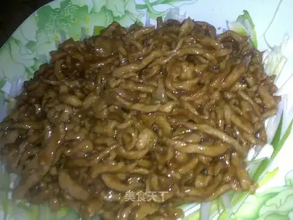 Shredded pork in Beijing sauce
