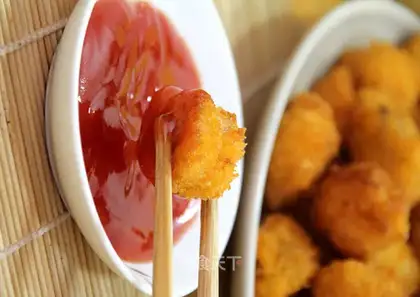 Delicious chicken rice flower