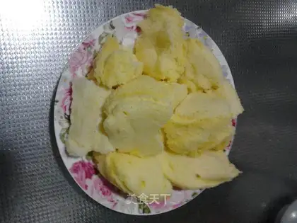 Steaming cake with rice cooker