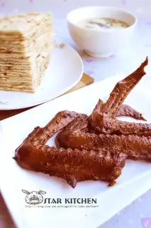 Duck fin in honey sauce