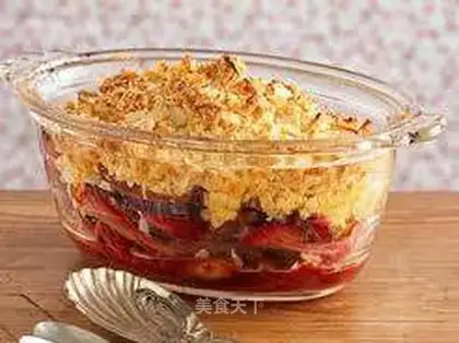 Crispy rhubarb